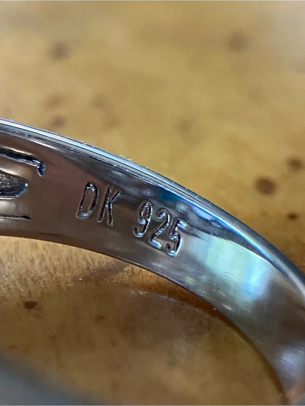 Sleeping Beauty Turquoise Diamond Ring Size 7
